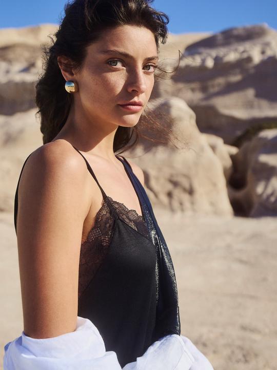 Produktbild Calida Glamorous Nights Nachthemd mit Spaghetti-Trägern (48, 50)