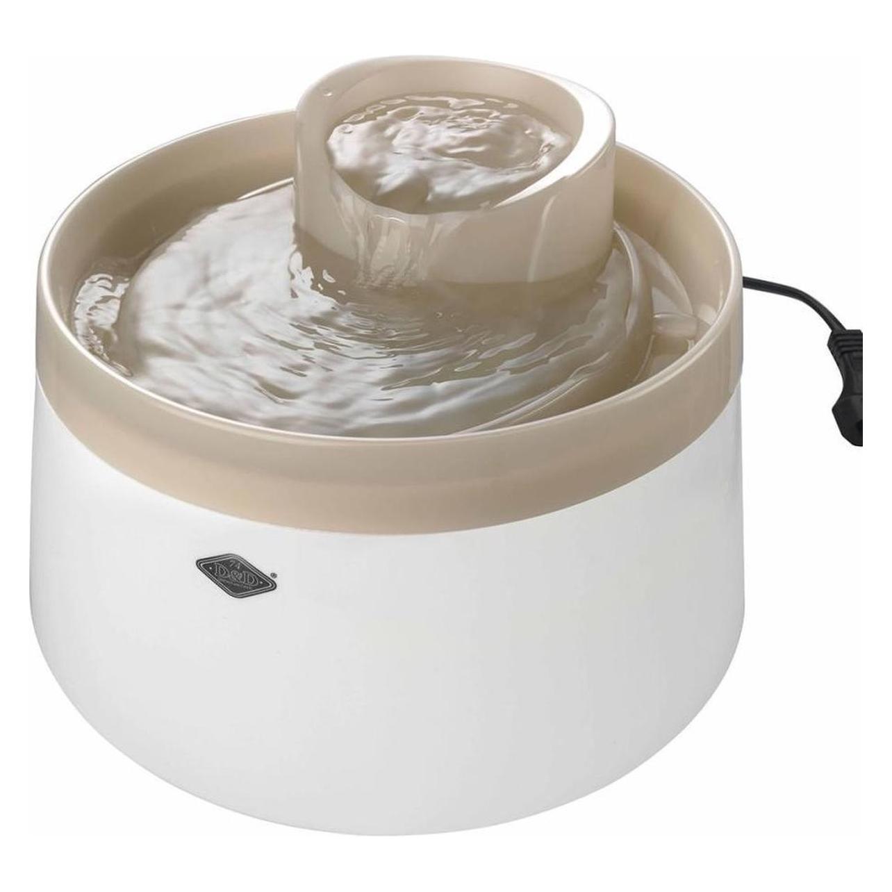 Ebi Cascade Waterdispenser Incl. Koolstoffilter (150 cl), Voerbakje