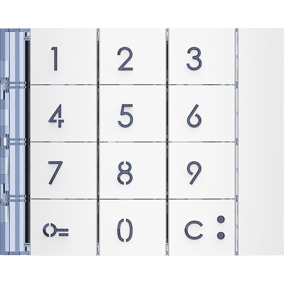 Thumbnail - Legrand Frontblende Zehnertastatur Allwhite (Tastatur), Elektronikzubehör + Gehäuse, Weiss