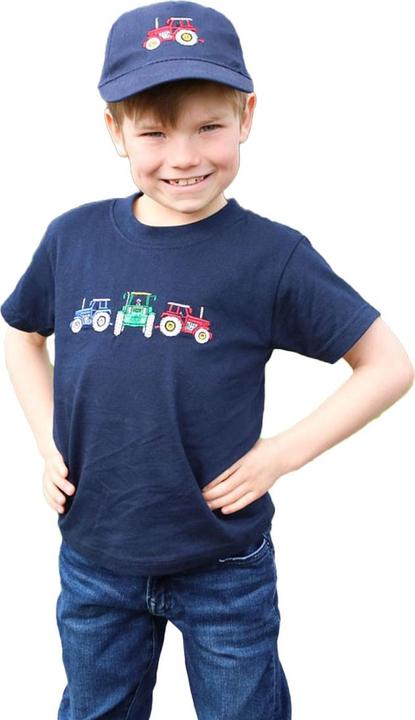 Produktbild British Country Collection Three Tractors TShirt (128)
