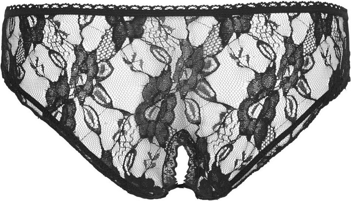 Produktbild Cottelli Collection Slip ouvert schwarz (XL)