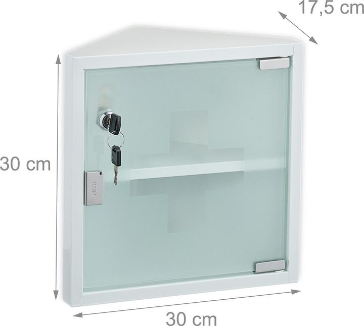Image du produit Relaxdays Armoire-à-pharmacie