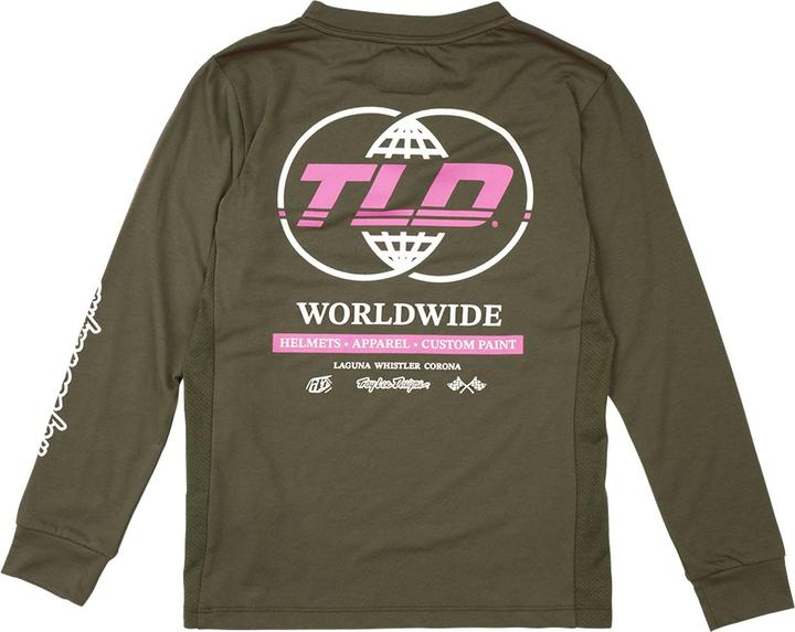 Image du produit Troy Lee Designs Skyline Ride LS Tee, Worldwide, caper, youth M (M)