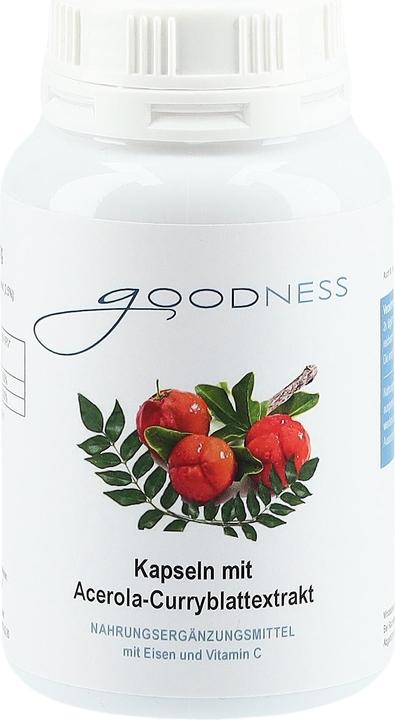 Produktbild Goodness Eisen mit Vitamin C Kapseln aus natürlichen Rohstoffen Kapsel 600 mg (90 Stück, Kapseln, 500 g)