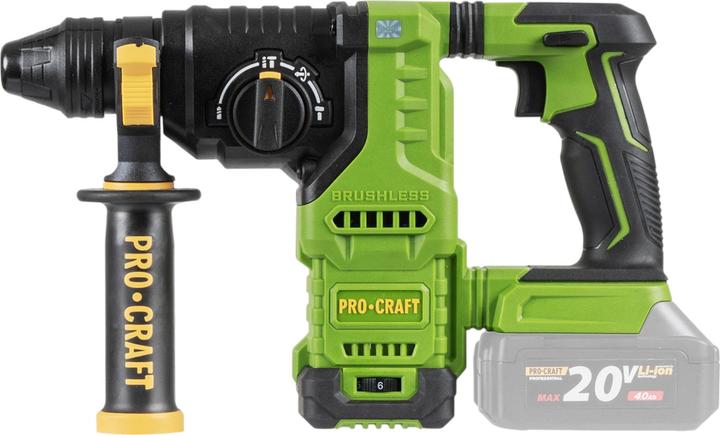 Produktbild Procraft PHA30bb Akku Bohrhammer 20 V 2,8 J SDS plus Brushless Solo - ohne Akku, ohne Ladegerät