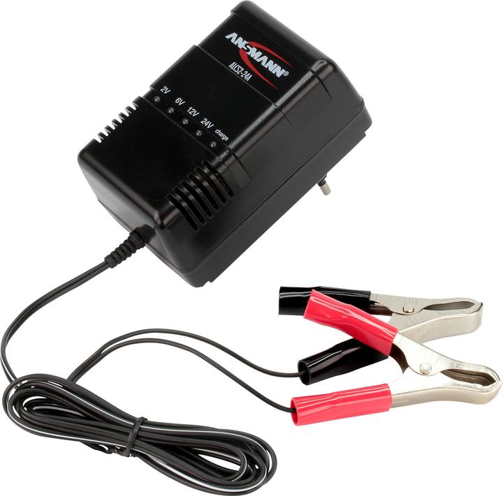 Image du produit Ansmann 220V Ladegerät für 12V Akku (24V, 6V, 12V, 24 A)