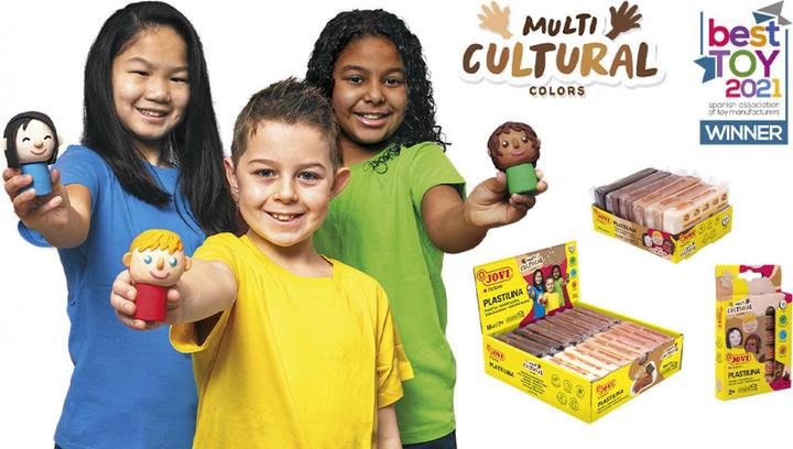 Actual product image Jovi Plasticine PLASTILINA assorted colours, 6 colours 15.0 g each