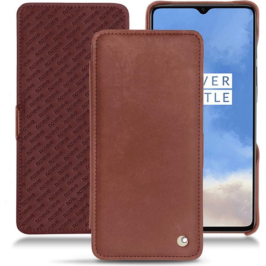 Noreve Lederschutzhülle horizontal (OnePlus 7T), Smartphone Hülle, Rot