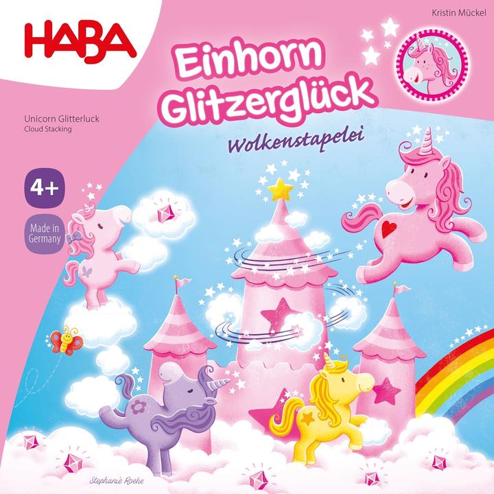 Actual product image Haba Einhorn Glitzerglück Die Wolkenstapelei (German)