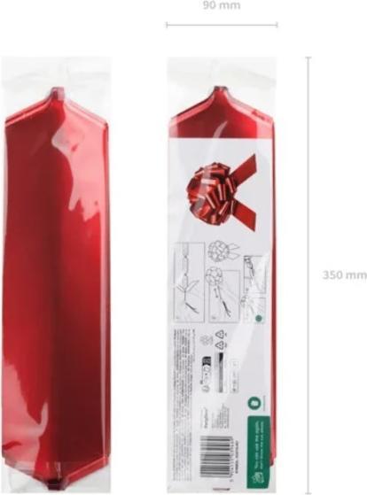 Produktbild Partydeco Dekoschlaufe XL - Rot- DIY (1 Stück)