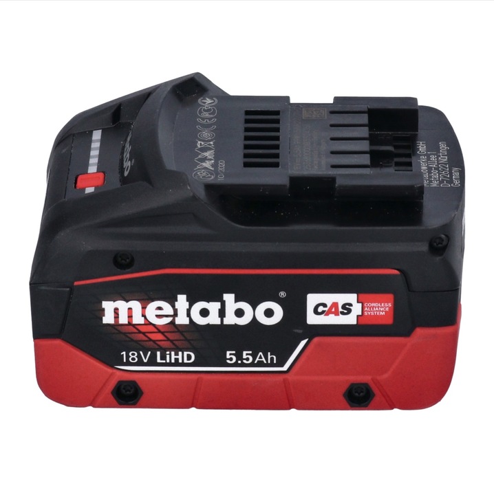 Actual product image Metabo Basic Set 2x LiHD Battery Pack 18 V 5,5 Ah Li-Ion Battery CAS System ( 685122380 ) + ASC 145 Charger (18 V)