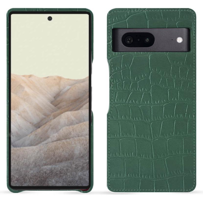 Noreve Lederschutzhülle (Google Pixel 7), Smartphone Hülle, Grün