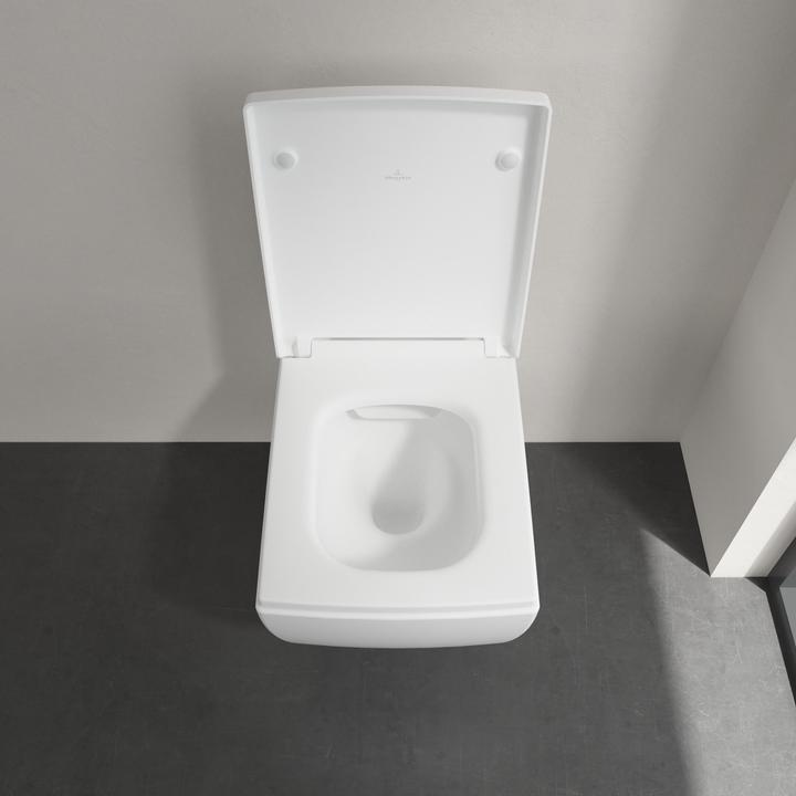 Actual product image Villeroy & Boch V&B WC seat MEMENTO 2.0 QuickRelease u SC function stone white