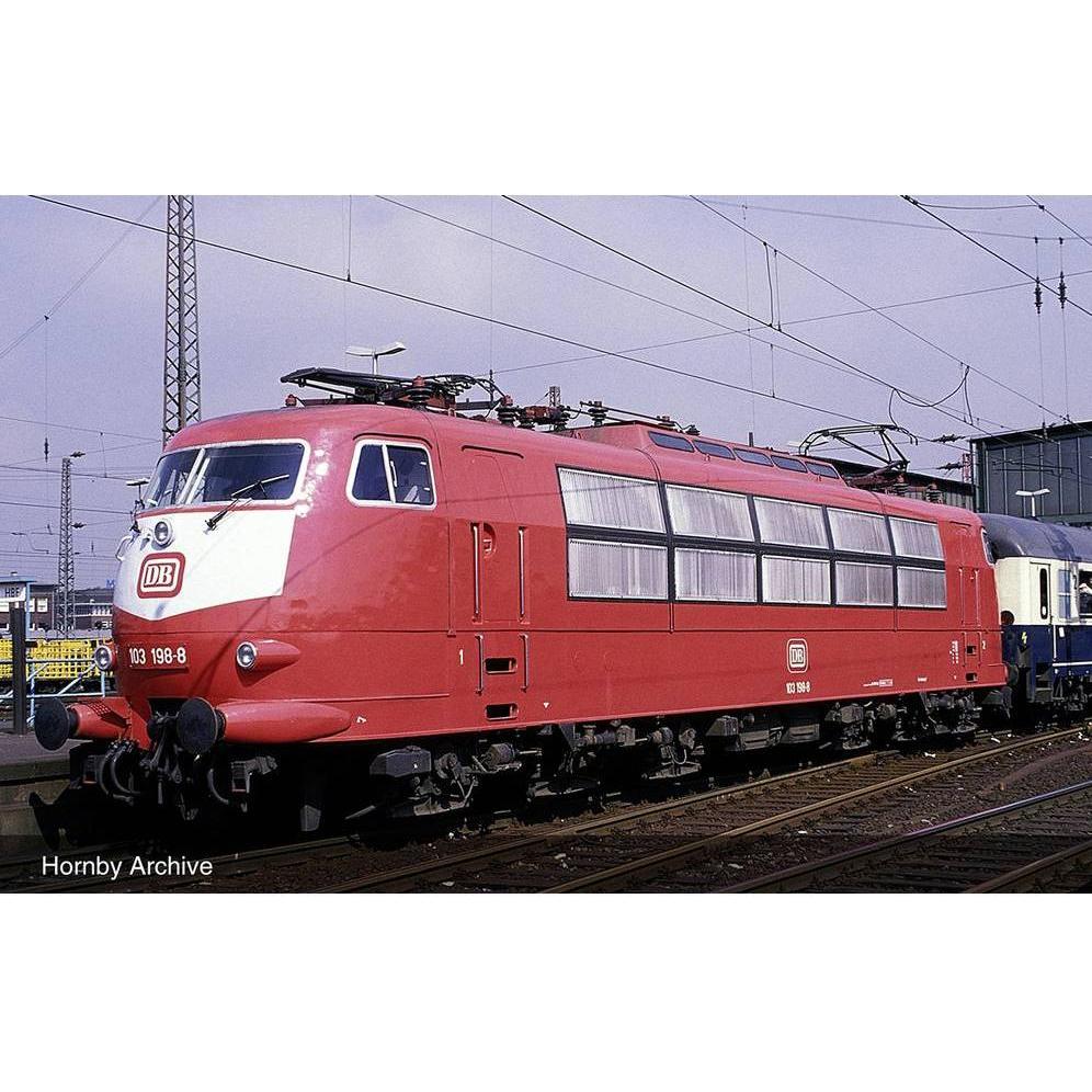 Hornby DB E-Lok 103 140 Einholmpanto orientrot Ep. IV DC (Spur IV)