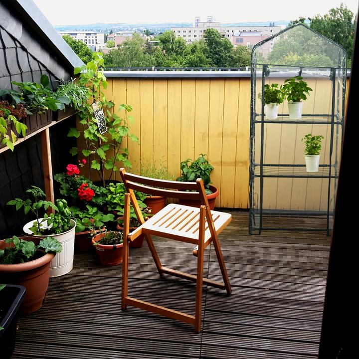 Actual product image Relaxdays Balcony greenhouse