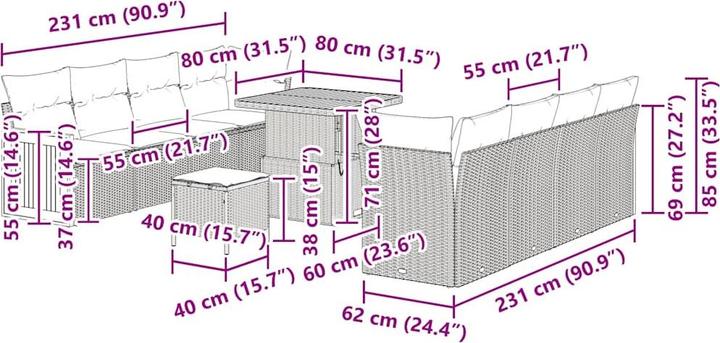 Produktbild vidaXL Robin