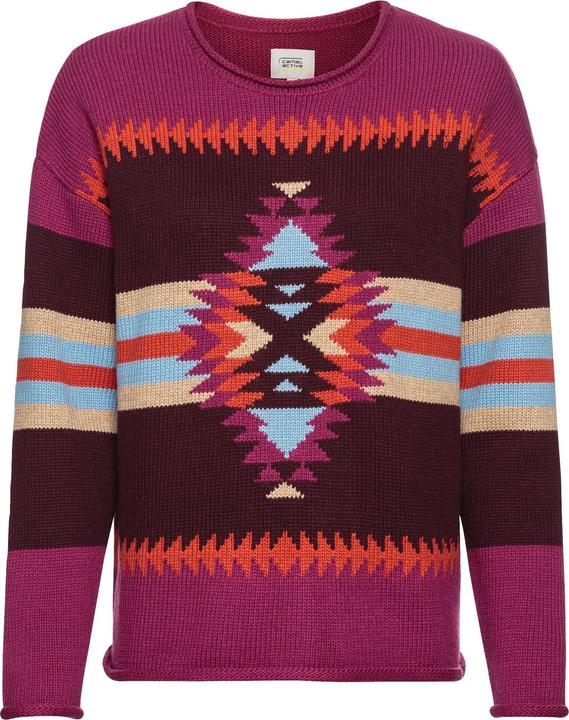 Produktbild Camel Active Strickpullover mit eingearbeiteten Mustern (S)