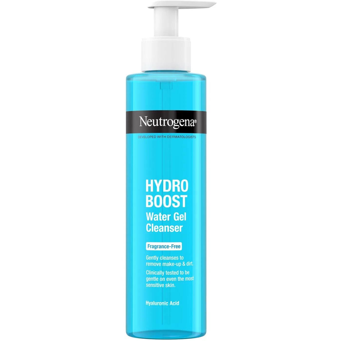 Neutrogena, Pulizia viso, Hydro Boost Gel detergente idratante senza profumo (Gel detergente, 200 ml)