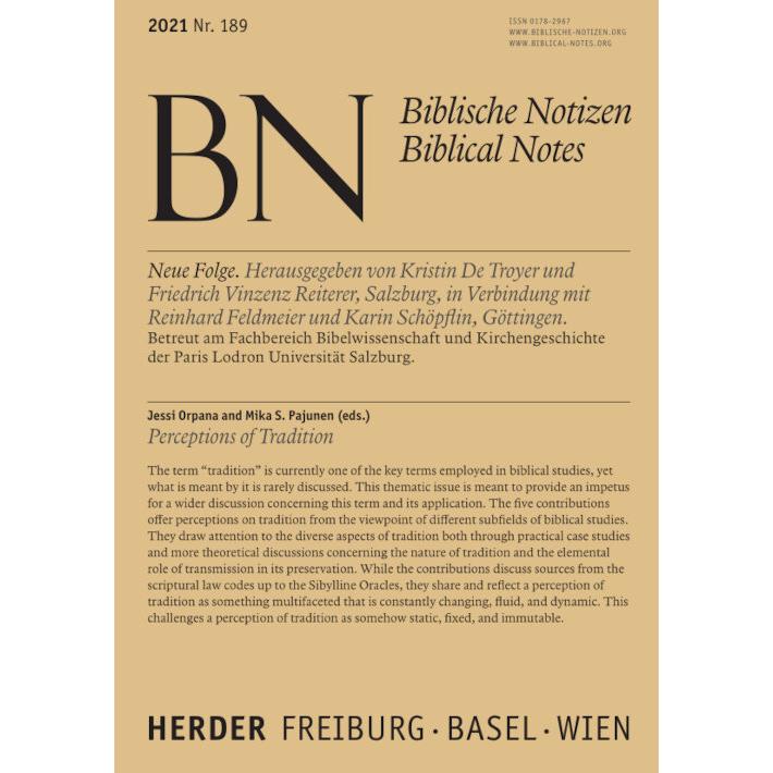 Perceptions of Tradition, Sachbücher