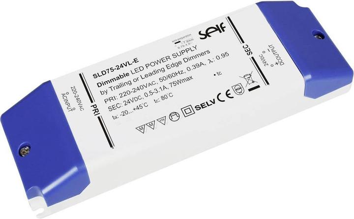 Produktbild Self Electronics SLD75-12VL-E LED-Trafo Konstan