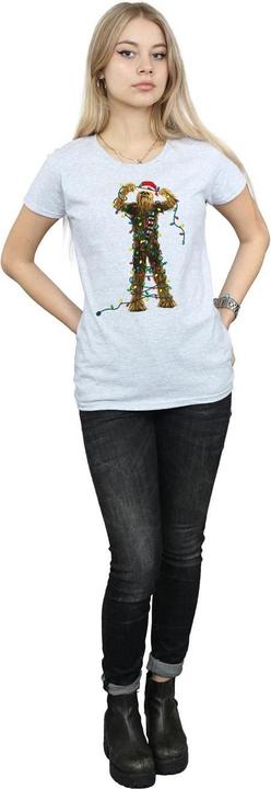 Immagine prodotto Star Wars Chewbacca Christmas Lights Maglietta Donna (S)