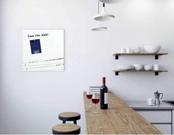 Immagine prodotto Sigel Lavagna magnetica in vetro Artverum con design (Calamita, 48 x 48 cm)