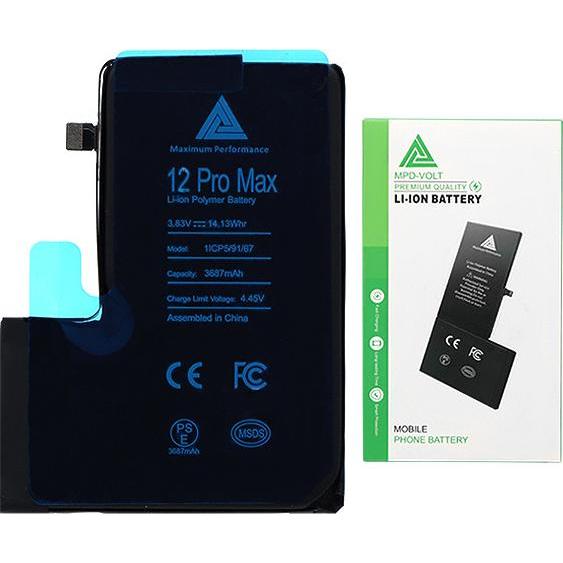 NoName BATTERIA PER IPHONE 12 PRO MAX BROKEN BMS 3687 mAh, Batteria smartphone