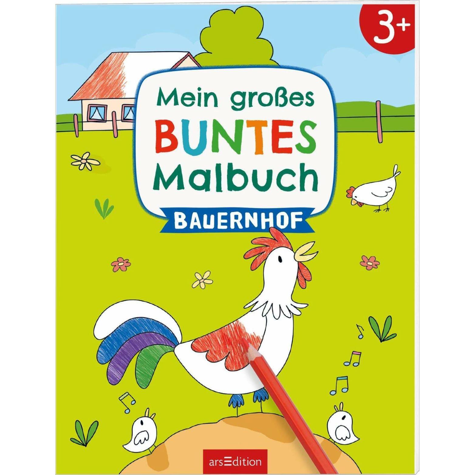 Ars Edition Mein grosses buntes Malbuch – Bauernhof