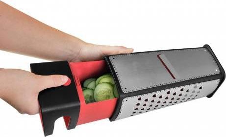 Actual product image Silit Square grater with collection container