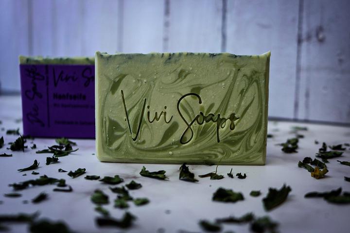 Produktbild Vivi Soaps Sanfte Hanfölseife (Hartseife, 110 g)