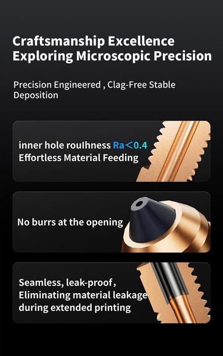 Image du produit Creality x Phaetus Silizium-Düse 0.6 mm (Tube de grenaillage)