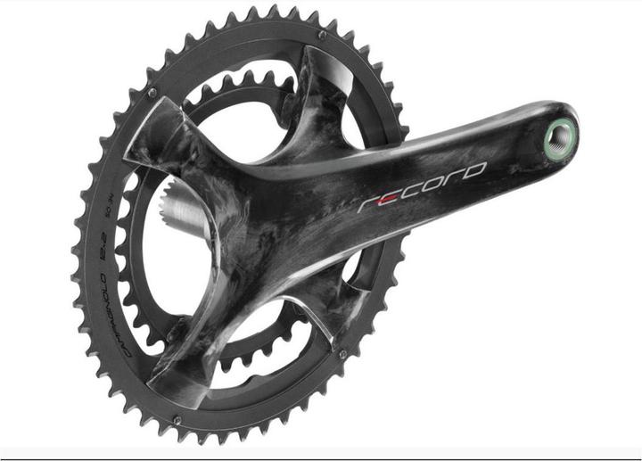 Actual product image Campagnolo Record/EPS crankset 12-speed 34/50 teeth (172.50 mm)