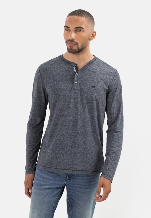 Image du produit Camel Active T-shirt Henleys à manches longues en mélange de coton durable (5XL)