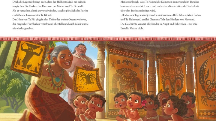 Actual product image Disney - The big book with the best stories: Vaiana (German, Walt Disney, Constanze Steindamm, 2022)