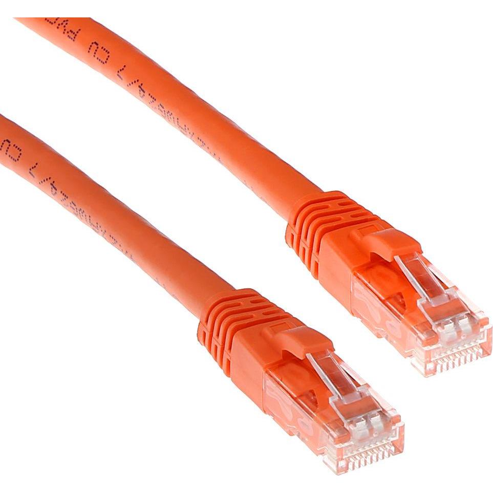 Thumbnail - ACT Orange 1 meter U/UTP CAT6 patch cable snagless with RJ45 connectors. Cat6 u/utp snagless or 1.00m (U/UTP, CAT6, 1 m)...