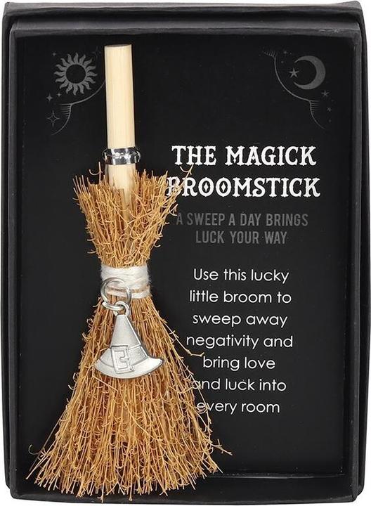 Image du produit Something Different Balai de sorcière Mini Magick Chapeau de sorcière
