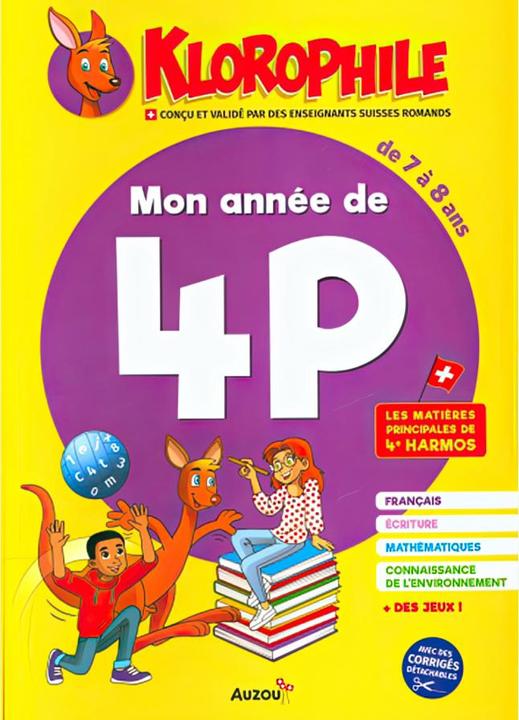 Image du produit Mon année de 4P : de 7 à 8 ans (Français, Collectif, 2021)