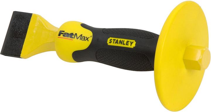 Actual product image Stanley Bricklayer's chisel with hand guard