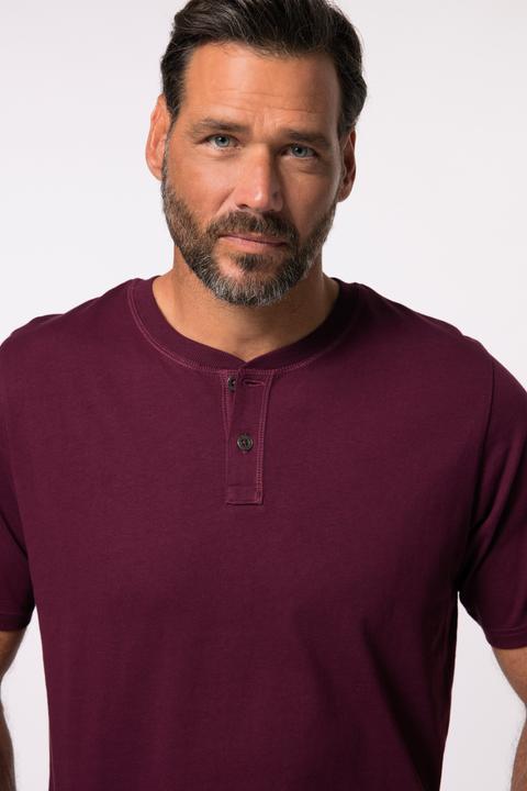 Produktbild JP1880 Henley, Bauchfit, Halbarm, Rundhals (5XL)