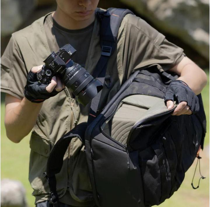 Actual product image Pgytech OneMo Tactical Backpack 35L (Dark Night Camo) (Photo backpack, 35 l)