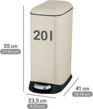 Actual product image Wenko Pedal bin design Easy-Close (20 l)