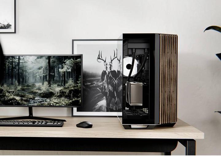 Actual product image APNX V1-W-BK-v1 (ATX, mATX, Mini-ITX)