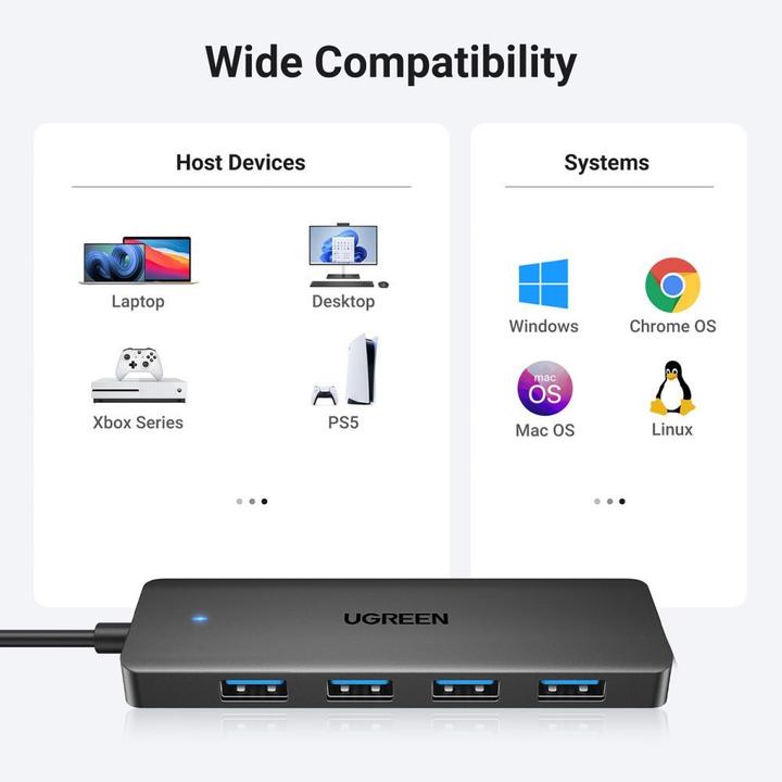 Produktbild Ugreen USB Hub (USB-A, 4 Ports)