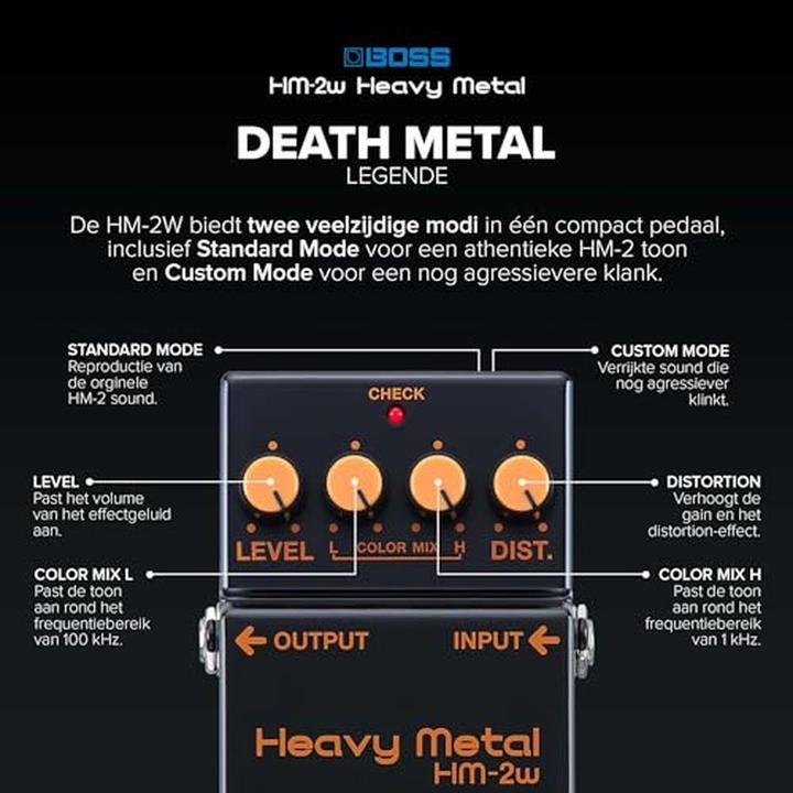 Produktbild BOSS (Electronics) HM-2W Heavy Metal Pedal (E-Gitarre)