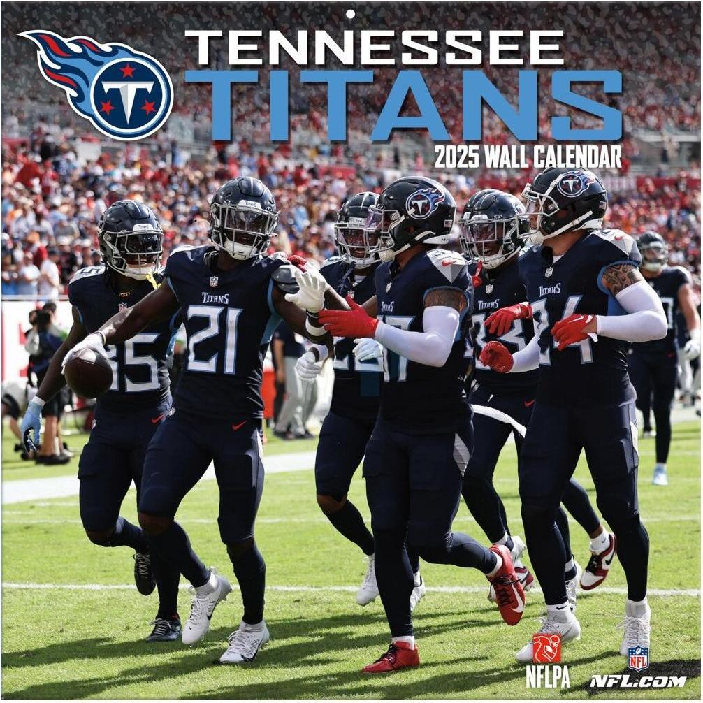 Turner, Kalender, NFL - Tennessee Titans - 30.5 x 30.5 cm Team Wandkalender 2025 (30.5 x 30.5 cm, Französisch, Italienis...