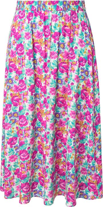 Produktbild Angel of Style Midirock, A-Linie, Blumenmuster, Elastikbund (46)