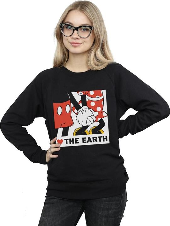 Produktbild Disney Mickey Mouse Heart The Earth Sweatshirt (M)