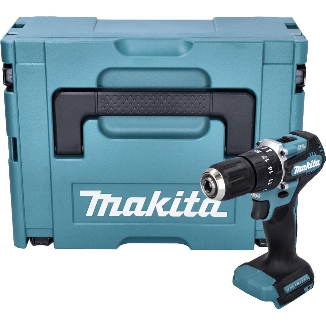 Thumbnail - Makita, Bohrmaschine + Akkuschrauber, DHP 487 ZJ (Akkubetrieb)