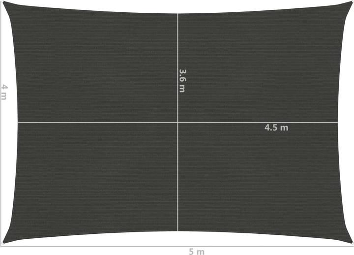 Actual product image vidaXL Sonnensegel (400 x 500 cm)