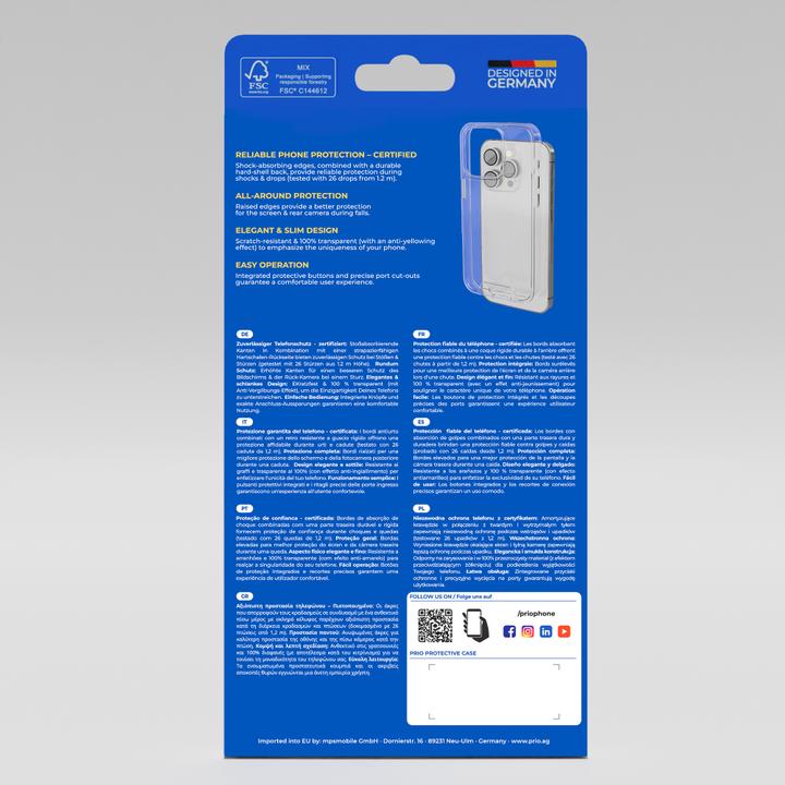 Actual product image prio Protective cover for iPhone XR clear (Apple iPhone XR)